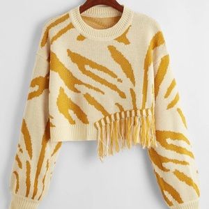 Fringe sweater